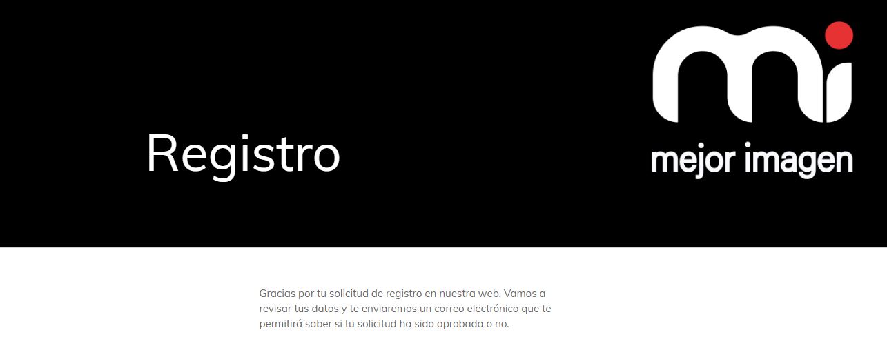 validación registro
